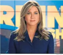  ?? APPLE TV+ ?? Jennifer Aniston ejerce de periodista en ‘The Morning Show’.