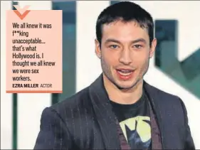  ?? PHOTO:PETER NICHOLLS/REUTERS ?? Actor Ezra Miller shot to fame with We Need to Talk About Kevin (2011)