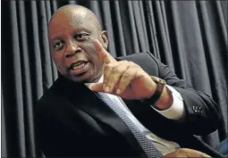  ?? / SANDILE NDLOVU ?? Johannesbu­rg mayor Herman Mashaba.