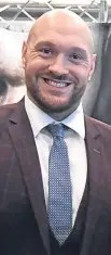  ??  ?? Tyson Fury