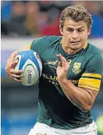  ?? Picture: GALLO IMAGES/GABRIELE MALTINTI ?? NEW ERA: South African flyhalf Pat Lambie