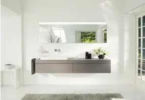  ??  ?? The vanity unit from Keuco's Edition 400 is available as a custom solution on request