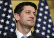  ?? SUSAN WALSH — THE ASSOCIATED PRESS ?? House Speaker Paul Ryan of Wis., speaks during a news conference on the American Health Care Act on Capitol Hill in Washington, Tuesday.