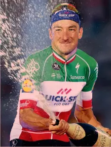  ?? BETTINI ?? Elia Viviani, 18 successi stagionali, tra cui il Tricolore