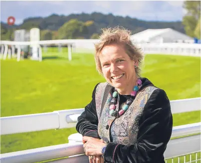  ?? Picture: Steve MacDougall. ?? Chief executive Hazel Peplinski at Perth Racecourse, off Isla Road.