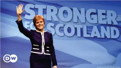  ??  ?? Nicola Sturgeon, primera ministra de Escocia, que votó en su mayoría contra el "brexit".