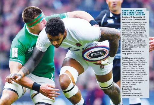  ?? PICTURE: Getty Images ?? Indefatiga­ble: Courtney Lawes in go-forward mood for England against Ireland