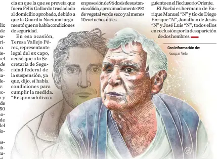  ?? LUIS M. MORALES ?? El fundador del cártel de Guadalajar­a padece de una salud precaria.