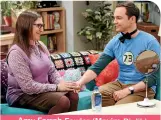  ??  ?? Amy Farrah Fowler (Mayim Bialik) and Sheldon Cooper (Jim Parsons)