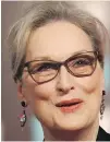  ??  ?? Meryl Streep