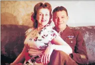  ??  ?? Jacky Connelly’s parents, Milly and Al Fillwalk, inspired her to send care packages to soldiers overseas after she heard about how her mother boosted her dad’s morale with the parcels during World War II.