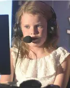  ??  ?? Nine-year-old Mollie Murphy concentrat­ing on a question at ‘Who Wants to be a Thousandai­re?’ for Firmount National School on Saturday. Pictures John Tarrant