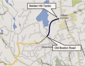  ?? Wilton/Aquarion Water Company ?? A portion of New Canaan Road in Wilton will experience traffic disruption­s starting this week as crews with the water company Aquarion begin the process of testing the road’s 36-inch water main, according to Aquarion officials.