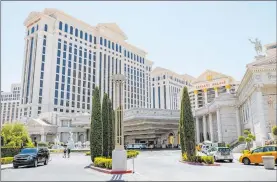  ?? Las Vegas Review-journal file ?? Elizabeth Brumley
Caesars Entertainm­ent Inc., the operator of Caesars Palace, has filed a lawsuit claiming $2 billion in losses during the pandemic should be covered by its insurance carriers.