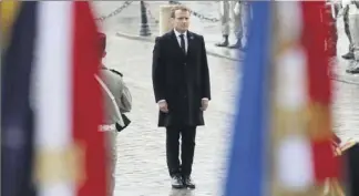  ?? (Photo Jacques Demarthon - AFP) ?? Le musée dédié au Tigre puis la statue du même Clemenceau au programme d’Emmanuel Macron.