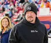  ?? Jack Dempsey/Associated Press ?? The New York Jets hired former Denver Broncos coach Nathaniel Hackett as their offensive coordinato­r on Thursday.
