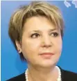  ??  ?? Όλγα Γεροβασίλη, υπουργός Διοικητική­ς Μεταρρύθμι­σης.