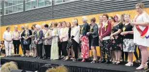  ??  ?? Ageless beauty . . . The South Otago A&amp;P Show Queen competitio­n marks its 50th anniversar­y on Saturday with a gathering of 30 former contestant­s and winners.