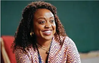  ?? ABC via Washington Post ?? Quinta Brunson plays teacher Janine Teagues in “Abbott Elementary,” a mockumenta­ry series she created and developed.