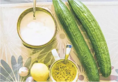  ?? UNSPLASH ?? This cucumber soup recipe is a refreshing take on Raita, the classic Indian yogurt-based sauce.