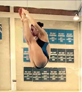  ?? Special to the Post-Gazette ?? Chartiers Valley's Maria Lohman is a four-time WPIAL diving champion and a three-time PIAA champion. She is the South Xtra Female High School Athlete of the Year.