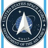  ?? ?? The official Space Force logo is reminiscen­t of the classic Star Trek emblem