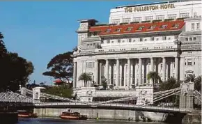  ?? REUTERS PIC ?? The Fullerton Hotel is North Korea’s lodging of choice for the Trump-Jong-un summit in Singapore.