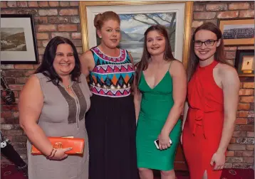  ??  ?? Donna Olohan, Aine Geoghan, Caitlin Olohan and Laura Kavanagh.