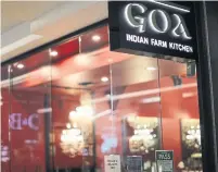  ?? RICHARD LAUTENS TORONTO STAR ?? Hemant Bhagwani runs the Goa Indian farm kitchen at Bayview Village. Bhagwani is suing his insurance company for damages equal to loss of profit up to 12 months, 90 days’ of payroll expenses and $200,000 in punitive damages.
