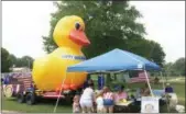  ?? MEDIANEWS GROUP FILE PHOTO ?? The Pottstown Rotary Club Duck Race is a staple of the GoFourth event.
