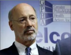  ??  ?? PENNSYLVAN­IA GOVERNOR TOM WOLF