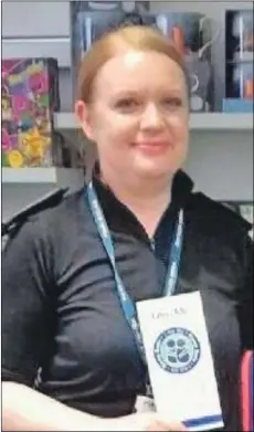  ??  ?? PC Michelle Rusden wants businesses to come on board.