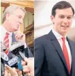  ?? ARCHIVO ?? El alcalde Bill de Blasio (izq.) y Jared Kushner.