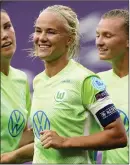  ??  ?? Four-goal hero Pernille Harder