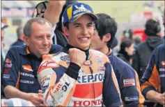  ??  ?? TRIUNFO. Márquez lideró la carrera desde la primera vuelta.