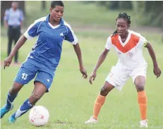  ??  ?? Abia Angels battling with Akwa Angels in one of the top games of the 2017 season. Ismaila Mabo believes Ayo Omidiran’s presence in the NFF Women Football Committee will galvanise the sector.