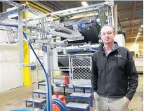  ?? Photo / Bevan Conley ?? Bremworth yarn plants manager Andrew Karl pictured in 2019, next to the soonto-beretired gas-fired dryer.