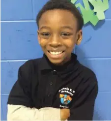  ?? | PROVIDED PHOTO ?? Jalen Winston, 9, likes to read all the time thanks to a mentor from Working in the Schools ( WITS).