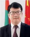  ??  ?? Ambassadeu­r de Chine au Burkina Faso