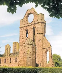  ?? Picture: Steve Macdougall. ?? The Round O at Arbroath Abbey.