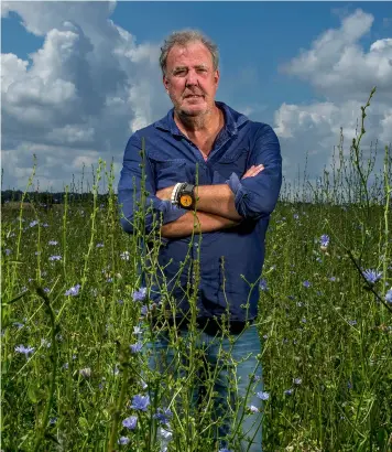  ?? ?? For author and farmer Jeremy Clarkson, COUNTRY LIFE is simply outstandin­g in its field