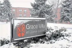  ?? JOHN RENNISON THE HAMILTON SPECTATOR ?? Grace Villa, 45 Lockton Cres. in Hamilton, has seen the city’s deadliest outbreak.