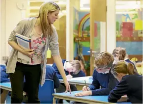  ??  ?? Poor indoor air quality impacts students’ cognitive function.