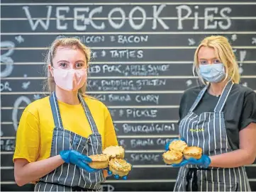  ??  ?? ALL SET: Manager Emelye Macqueen and Rachel Forbes. Picture by Mhairi Edwards.