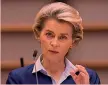  ??  ?? Leader Ursula von der Leyen guida la Commission­e Ue dal 2019