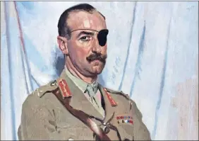  ??  ?? Sir Adrian Carton de Wiart was a one-eyed, one-handed war hero