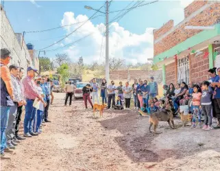  ?? COMUNICACI­ÓN SOCIAL ?? Se pintarán las fachadas de varias colonias.