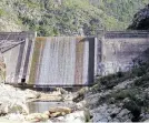  ??  ?? TEST OF TIME: The Lower Van Staden’s River Dam was completed in 1881 as Port Elizabeth’s water needs increased