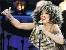  ?? STEFFEN SCHMIDT/THE ASSOCIATED PRESS ?? Tina Turner’s version of Private Dancer, from Dire Straits frontman Mark Knopfler, is heartbreak­ing.