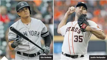  ??  ?? Gio Urshela
Justin Verlander